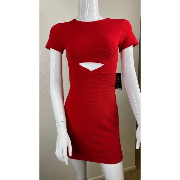 Mini Textured Triangle Dress - Picture 2 of 12